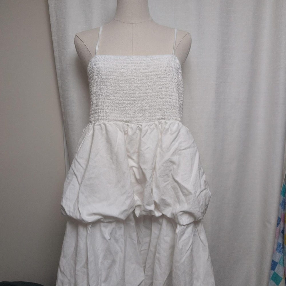 A New Day White Smocked Dress